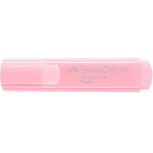FABER CASTELL TEXTLINER 1546 EVIDENZIATORE PUNTA A SCALPELLO 1/5 mm ROSA CONF 10 Pz.